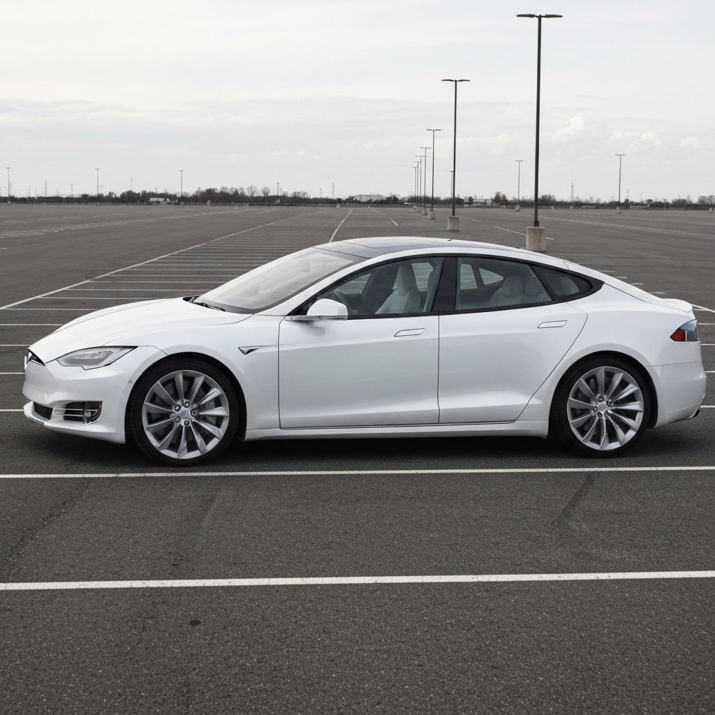Voiture avec détection radar à 360 degrés
